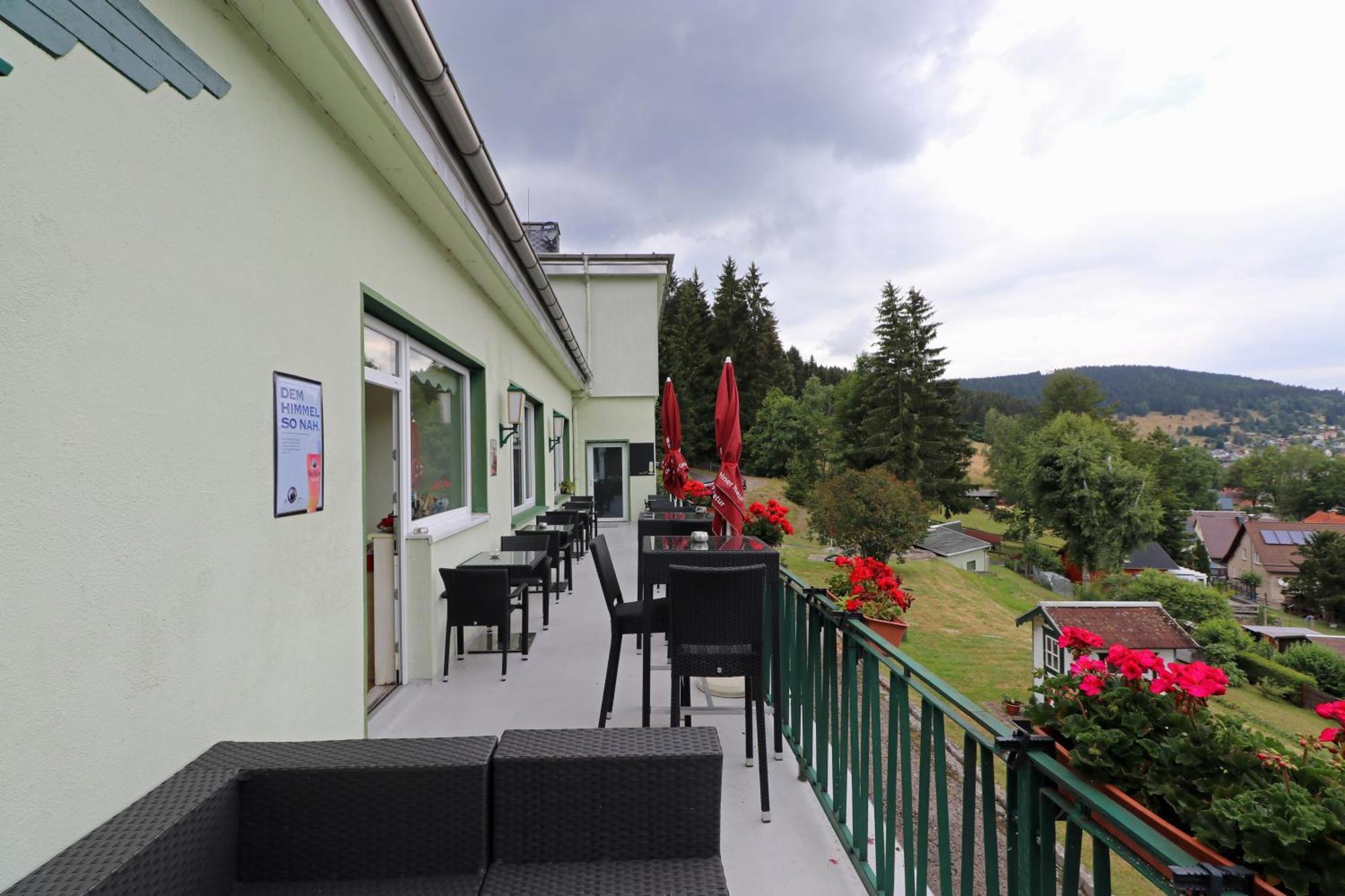 Pension Am Waldesrand Ilmenau Bagian luar foto
