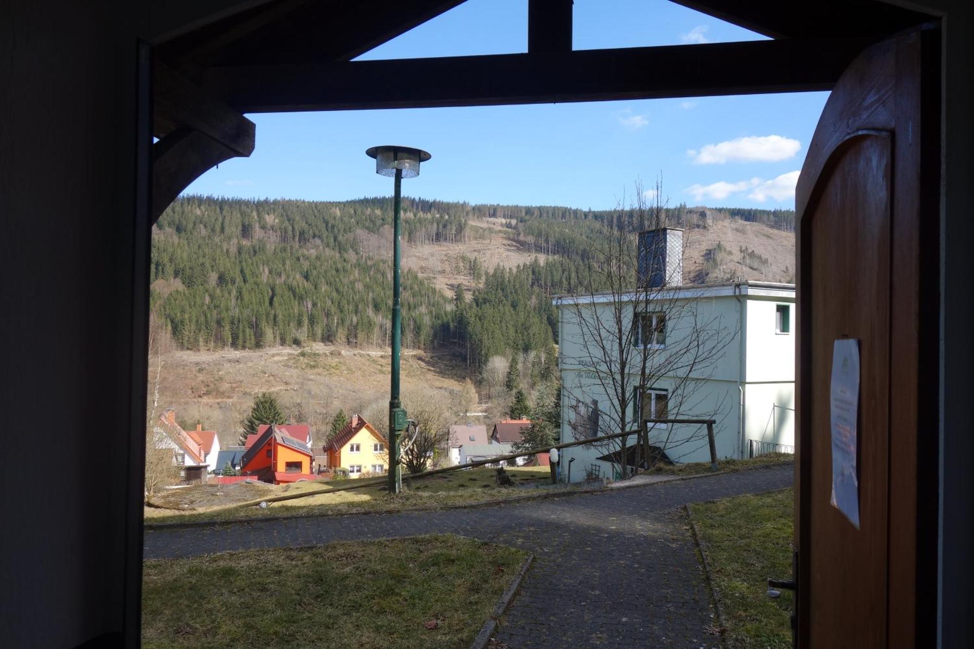 Pension Am Waldesrand Ilmenau Bagian luar foto